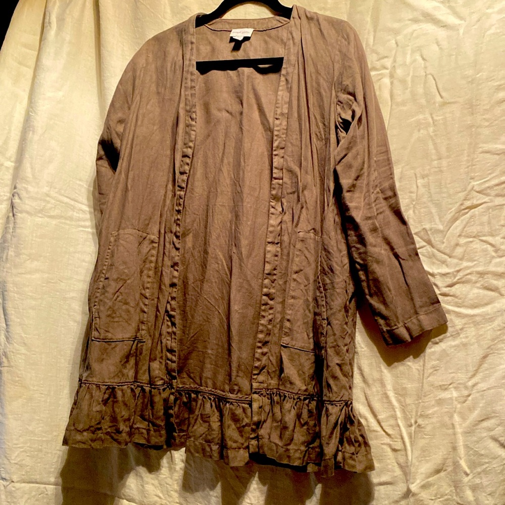 100% linen purejill xs cardigan